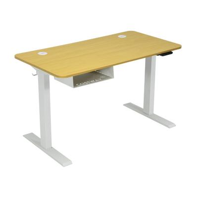 Costway 48-Inch Electric Standing Adjustable Desk with Control Panel and USB Port-Natural