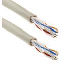 BeMatik - Bobina matassa di cavo di rete LAN UTP categoria cat.6 24AWG rigido CCA grigio 100 m