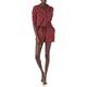 Amazon Essentials Damen Leichter Schlafanzug aus Flanell-Gewebe mit Shorts, Rot Schwarz Buffalokaros Muster, XL