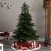 The Holiday Aisle® Green Realistic Artificial Spruce Cashmere Christmas Tree in White | 47 W x 20 D in | Wayfair 710DF28A757946F183673CA9FCCF3E2F