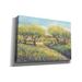 Red Barrel Studio® 'Garden Path II' By Tim O'toole, Canvas Wall Art, 26"X18" Canvas, in Blue/Green/Yellow | 18 H x 26 W x 0.75 D in | Wayfair
