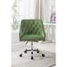 Velvet Swivel Shell Chair for Living Room Modern Leisure office Chair