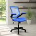 Mesh Task Office Chair with Flip-Up Arms, Black