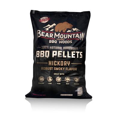 Bear Mountain BBQ Premium All-Natural Hardwood Hickory Smoker Pellets, 20 Pounds