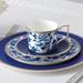 Wedgwood Hibiscus 4 Piece Bone China Place Setting, Service for 1 Bone China/Ceramic in Blue/White/Yellow | Wayfair 1050603