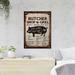 Trinx Part Names Of A Pig - Butcher Shop & Grill - 1 Piece Rectangle Graphic Art Print On Wrapped Canvas in Brown | 14 H x 11 W x 2 D in | Wayfair