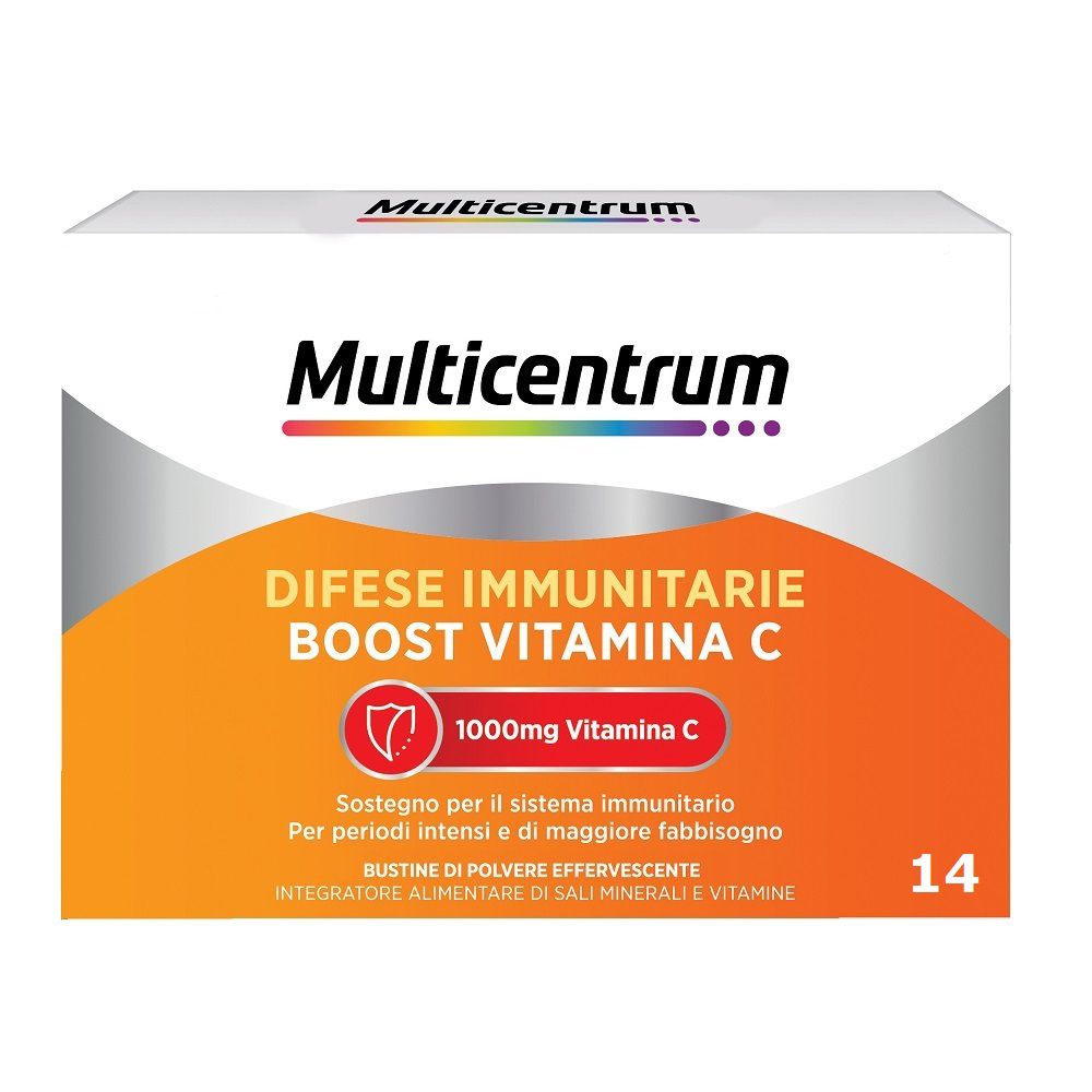 Multicentrum Integratore Difese Immunitarie Boost Vit C, 28 bustine 19