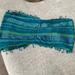Nine West Accessories | Blue, Green And Turquoise Fringe Infinity Scarf | Color: Blue/Green | Size: Os