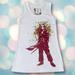 Disney Tops | Disney Pirates If The Caribbean Women's Tank Top Size Xs | Color: Red/White | Size: Xs