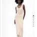 Zara Dresses | New Zara Sleeveless Waffle Weave Knit Dress | Color: Cream/Tan | Size: S