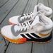 Adidas Shoes | Adidas Mens Size 12 Marquee Boost Basketball Sneaker Pink Orange White Grey | Color: Orange/White | Size: 12