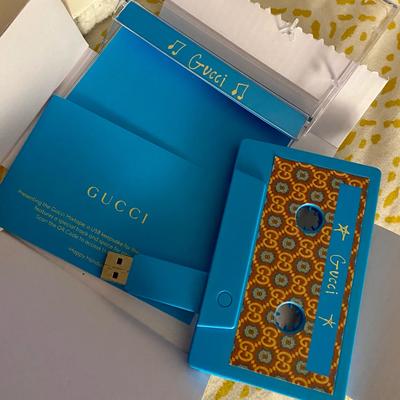 Gucci Other | Gucci Exclusive Holiday 2021 Cassette Tape Usb | Color: Blue | Size: Os