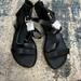 Torrid Shoes | Brand New Torrid Size Lol 8 Wide Black Strapping Sandal | Color: Black | Size: 8 Wide