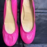 J. Crew Shoes | J Crew Flat 8 Pink Leather Round Toe Ballet | Color: Pink | Size: 8