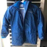 Columbia Jackets & Coats | Columbia 2in1 Fleece Lined Winter Coat | Color: Blue | Size: M-10/12