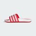 Adidas Shoes | Adidas Adilette Boost Slides Men's Sandals Slippers Flip Flop Red White | Color: Red/White | Size: Various