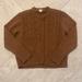 J. Crew Sweaters | Jcrew Beown Cable Knit Sweater Size Xl | Color: Brown | Size: Xl