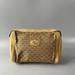 Gucci Bags | Authentic Vintage Gucci Micro "Gg" Monogram Cotton Cream Leather Bag | Color: Cream/Tan | Size: Approx. 8.25'' W X 6'' H X 3.5'' D