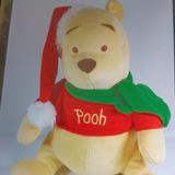 Disney Toys | Disney Christmas Winnie The Pooh Plush | Color: Gold/Yellow | Size: 11x9