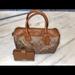 Coach Bags | Coach Leather Satchel And Matching Monogram Wallet. Smoke-Free Home | Color: Brown | Size: Various