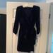 J. Crew Dresses | Blue Velvet Wrap Mini Dress From Jcrew, Never Been Worn Though Tags Are Off. | Color: Blue | Size: 00p