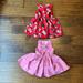 Disney Dresses | Disney Minnie Mouse Dresses For Toddler | Color: Pink/Red | Size: 18-24mb