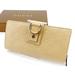 Gucci Bags | Gucci Wallet Purse Guccissima Beige Gold Woman Unisex Authentic Used T2245 | Color: Cream/Gold | Size: Size Length Width: About 19 Cm