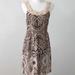 Free People Dresses | Free People Brown Paisley Floral Beaded Dress | Color: Brown/Tan | Size: 4