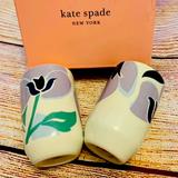 Kate Spade Dining | Kate Spade Salt And Pepper Shakers | Color: Blue/White | Size: Os