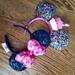 Disney Accessories | Disney's Mini Mouse Headbands | Color: Purple/Black | Size: Osg