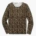 J. Crew Sweaters | J Crew Cheetah Print Teddie Sweater Crewneck | Color: Brown/Tan | Size: Xs