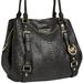 Michael Kors Bags | Michael Kors Bedford Large Python Embossed Black | Color: Black | Size: Os