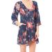 Free People Dresses | Free People Eyes On You Printed Dress In Navy Combo Sz 4 Floral | Color: Black/Blue | Size: 4