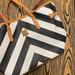 Dooney & Bourke Bags | Dooney & Bourke Black/White Striped Leather Shoulder Bag | Color: Black/White | Size: Os