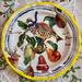 Anthropologie Dining | Anthropologie Nathalie Lete 12 Days Of Christmas Partridge In A Pear Tree Plate | Color: White/Yellow | Size: Os