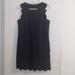 J. Crew Dresses | J Crew Black Scallop Detail Dress Size 4 | Color: Black | Size: 4