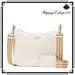 Kate Spade Bags | Kate Spade Rosie Large Pebbled Leather Messenger Crossbody Bag, Parchment | Color: Cream/White | Size: Large