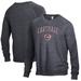 Men's Alternative Apparel Heathered Black Carthage Firebirds The Champ Raglan Pullover Sweatshirt