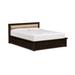 Copeland Furniture Solid Wood and Storage Platform Bed Wood and Upholstered/ in White/Brown | 35 H x 66 W x 86 D in | Wayfair