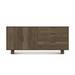 Copeland Furniture Iso 66" Wide 3 Drawer Oak Wood Sideboard Wood in Brown | 28.875 H x 66.125 W x 18 D in | Wayfair 6-ISO-51-77