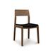 Copeland Furniture Iso Leather Side Chair Genuine Leather in Black | 32.5 H x 18.375 W x 21.25 D in | Wayfair 8-ISO-40-78-3312