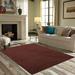 White 72 x 36 x 0.4 in Area Rug - Latitude Run® Ambiant Galaxy Way Solid Color Area Rugs Chocolate Polyester | 72 H x 36 W x 0.4 D in | Wayfair