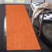 Orange 2' x 46' Area Rug - Latitude Run® kids Solid Color Custom Size Runner Area Rugs 552.0 x 24.0 x 0.4 in Polyester | Wayfair