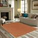 Brown 84 x 84 x 0.4 in Area Rug - Eider & Ivory™ kids Favourite Area Rugs Rust Polyester | 84 H x 84 W x 0.4 D in | Wayfair
