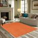 Orange 144 x 108 x 0.4 in Area Rug - Eider & Ivory™ kids Favourite Area Rugs Polyester | 144 H x 108 W x 0.4 D in | Wayfair