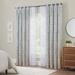 Waverly Flying Cotton Blend Damask Sheer Grommet Single Curtain Panel Cotton Blend in White | 84 H x 36 W in | Wayfair 25116801181