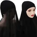 1pcs Hijab Voile Femme Musulman Foulard Musulmane Pour Femme Islam Hijab Scarf Instant Hijab 25