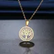 CACANA – collier arbre de Fortune en acier inoxydable 316L collier strass en cristal pour femmes