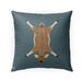 FAWN STEAL BLUE Indoor|Outdoor Pillow By Kavka Designs