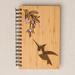 Cades and Birch Hummingbird Handmade Journal, Wood | 0.75 H x 5.5 W x 8.5 D in | Wayfair JN-18-5003